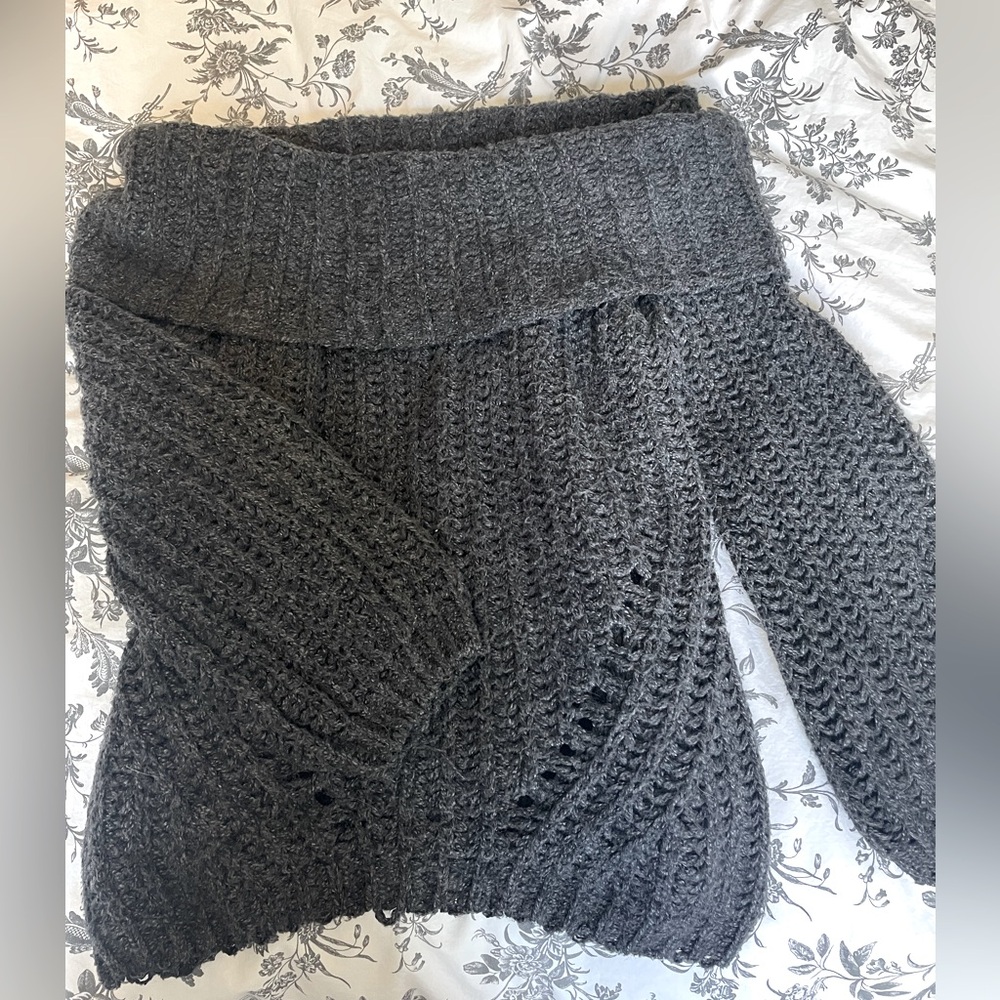 FASHION NOVA OFF SHOULDER KNIT SWEATER